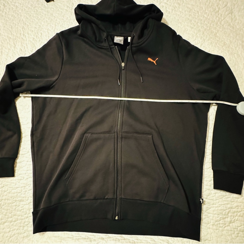 Puma Black Full-Zip Hoodie